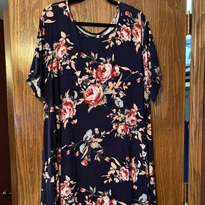 Amazon - Short sleeve, floral short dress